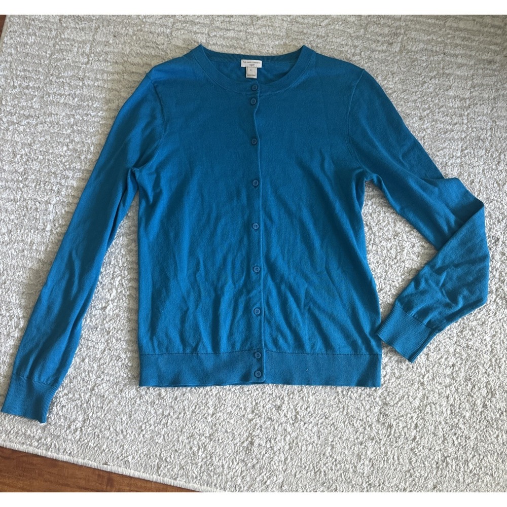 Classic Azure Teal Blue J.Crew The Caryn Cardigan Sweater S